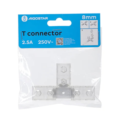 Lichtslang T-connector 230V AC, compleet