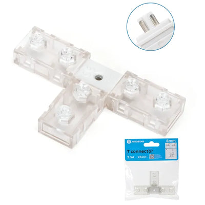 Lichtslang T-connector 230V AC, compleet