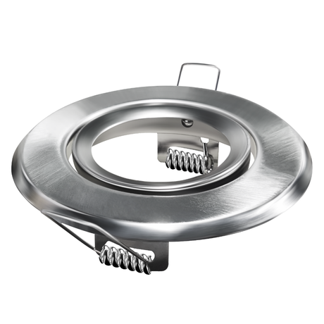 Armatuur rond zilver
