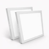 LED Opbouwpaneel vierkant 300×300mm 24W - Koelwit 4000K - 2040 lm - 120° - IP41 - CRI80 - 20 stuks - 230V
