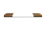 LED flitsbalk amber | 12 serie | ECE-R65 amber | transparant wit midden | 1219mm | 12-30990-E