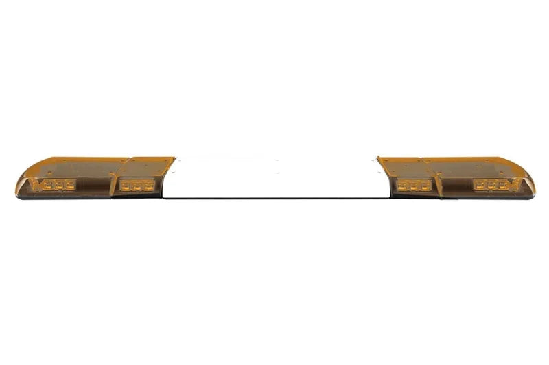 Barre de flash LED ambre | série 12 | ambre ECE-R65 | centre blanc transparent | 1524mm | 12-30992-E