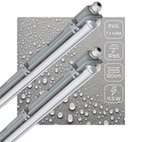 LED Vochtbestendig armatuur 120cm - 2130 lumen - 11.5W - Koelwit 4000K - IP65 - IK08 - Inclusief LED buis - 2 stuks