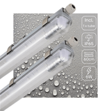LED Vochtbestendig armatuur 1110 Lumen - 6W - Koelwit 4000K - IP65 - 60cm - Met verwisselbare buis - 2 stuks