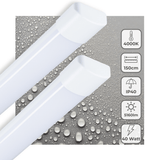 LED Batten 5160 Lumen - 40W - Koelwit 4000K - 150cm - IP40 - IK08 - Slank Design - 2 Stuks