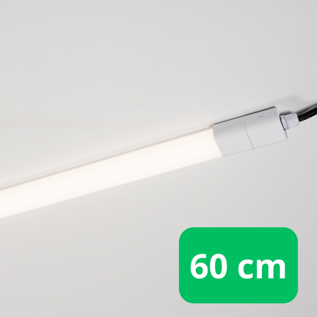 LED Vochtbestendig armatuur 1725 lumen - 15W - Koelwit 4000K - IP65 - 60cm - 4 stuks