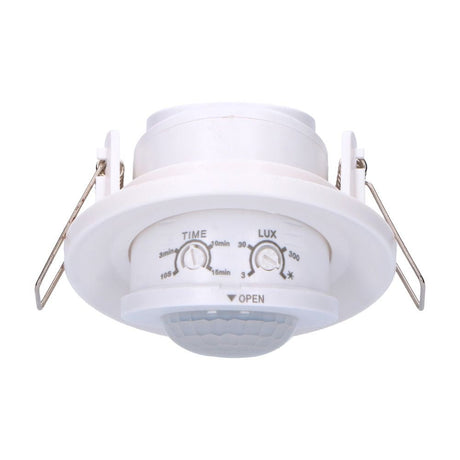 Détecteur de mouvement encastrable LED's Light - de 0 à 1200W - portée de détection de 8 mètres