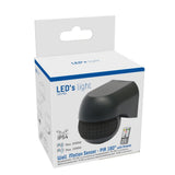 Détecteur de mouvement 2-en-1 LED's Light avec télécommande - détecte la pénombre et les mouvements - Noir