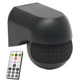 Détecteur de mouvement 2-en-1 LED's Light avec télécommande - détecte la pénombre et les mouvements - Noir