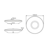 PIR Bewegingsmelder Plafond 360° - Bewegingssensor en Daglichtsensor - 6 meter Bereik - 300W LED - IP20