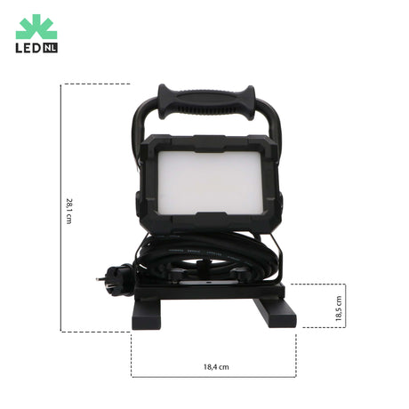 LED's Work Professionele LED Bouwlamp 2850 - Rough Service Tested - 5 meter snoer - 30W - IP65