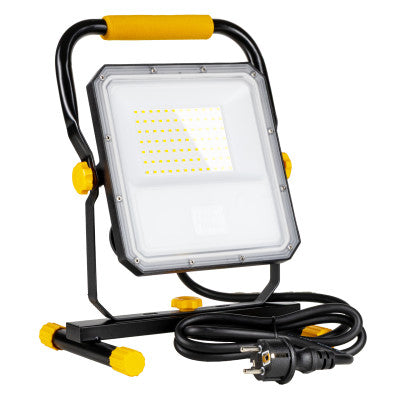 LED Werklamp 5500 lumen - 50W - Koelwit 4000K - 2 Stopcontacten - IP54 - IK08
