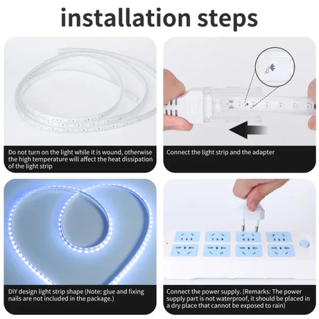 Lichtslang blauw, 50 meter, 120 LEDs/meter