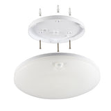 LED Plafondlamp 1600 lumen - 18W - Warmwit 3000K - Bewegingssensor - IP54 - Ø30cm