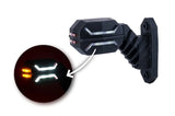 Feu de gabarit LED compact droit 12-24v | MB-6052RWA