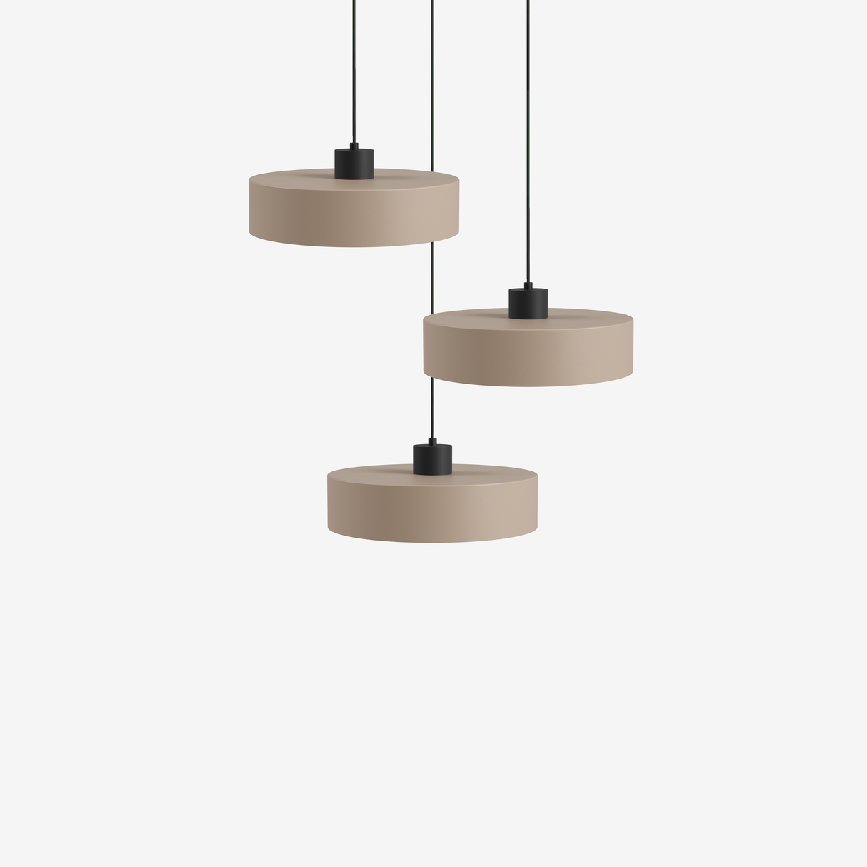 Switch 3L - Beige - Suspension - 11 couleurs, 12 abat-jour