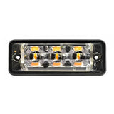 Ultra platte Slimline LED Flitser | 3 LED's | Amber | 10-30v | S11F3003