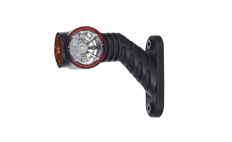 Droit | feu de gabarit LED | rouge/blanc/orange | 12-24 V | câble de 50 cm | MB-4862RWA