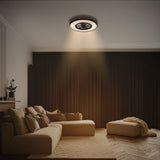 LED plafondventilator 3D Air premium 4300 lumen - 37W - instelbaar 2000K-4000K - afstandsbediening - Lumileds - 60cm - zwart/wit