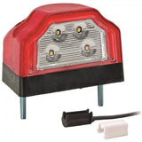 LED kentekenverlichting | 12-36v | 1.5mm.2 connector | M10KV-120R