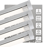 LED TL-armatuur 1900 lumen - 18W - Koelwit 4000K - Vervangbare buis - 120cm - 4 stuks