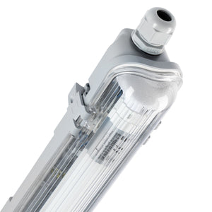 LED TL Armatuur 1125 lumen - 9W - Daglichtwit 6500K - 60cm - IP65 Waterdicht - EasyClick - Compleet met Buis