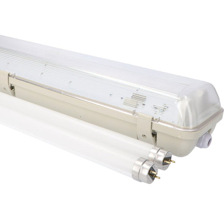 LED Armatuur met Sensor 4200 Lumen - 28W - Koelwit 4000K - 120cm - IP65 - PIR en Daglichtsensor - 4 stuks