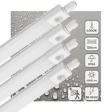 LED Vochtbestendig armatuur met PIR sensor 120cm - 4100 lumen - 36W - Koelwit 4000K - IP65 - 4 stuks