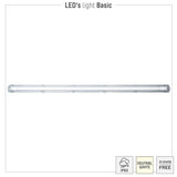 LED TL Armatuur 1890 Lumen - 18W - Koelwit - 120cm - IP65 - Waterdicht - Stofdicht - 4 Stuks