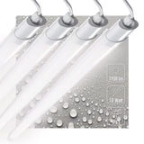 LED TL-armatuur 1900 lumen - 18W - Koelwit 4000K - IP65 Waterdicht - IK08 Slagvast - 120cm - 4 stuks
