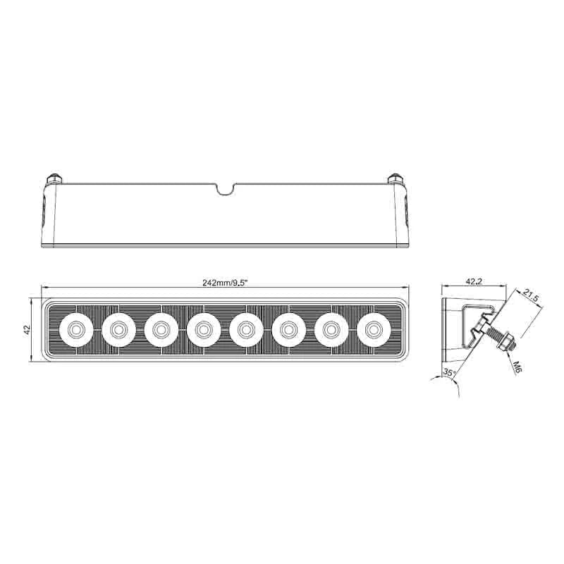 Lampe latérale Scenelight Ollson 48 watts