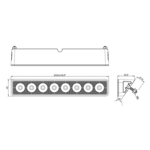 Lampe latérale Scenelight Ollson 48 watts