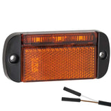 Feu de position LED ambre | 12-24v | connecteur 2 broches | 44AMEB2P