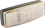 LED markeringslicht wit | 12-24v | 20cm. kabel | 1490WM