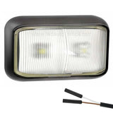 LED markeringslicht wit | 12-24v | 2-PIN connector | 58WME2P