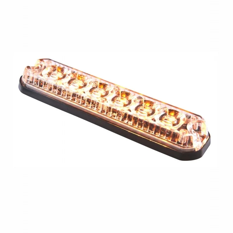 Feu clignotant LED R65 heavy duty à 6 LED ambre | 12-24v | HDR656DVA