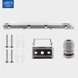 LED TL Armatuur 4260 lumen - 120cm - 23W - Koelwit 4000K - IP65 Waterdicht - IK08 Slagvast - Dubbel - Compleet met Buizen