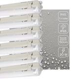 LED Vochtbestendig armatuur met microgolf sensor 150cm - 3100 lumen - 20W - Koelwit 4000K - IP65 - 6 stuks