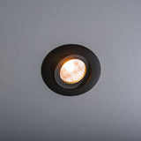 Spot LED encastrable 350 lumens - 5,5W - DimToWarm 2700-2000K - Ø68mm - Orientable - Variable - CRI95 - IP44 - 3 pièces