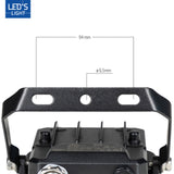 LED Schijnwerper 1400 lumen - 10W - Koelwit 4000K - Bewegingssensor - Daglichtsensor - IP65 Waterdicht
