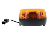 Gyrophare LED R65 ambre 12/24V, 3 boulons, 2PIN MQS Mercedes