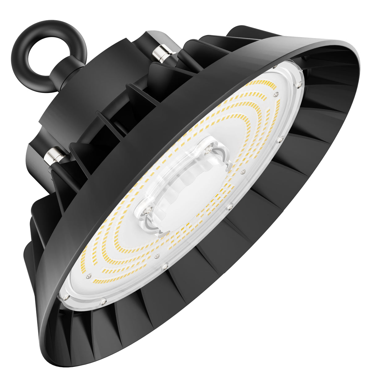 UFO LED Highbay Sensor 100W 14000lm - Warmwit 3000K - Bewegingssensor - Dimbaar 0-10V - IP65 - 230V