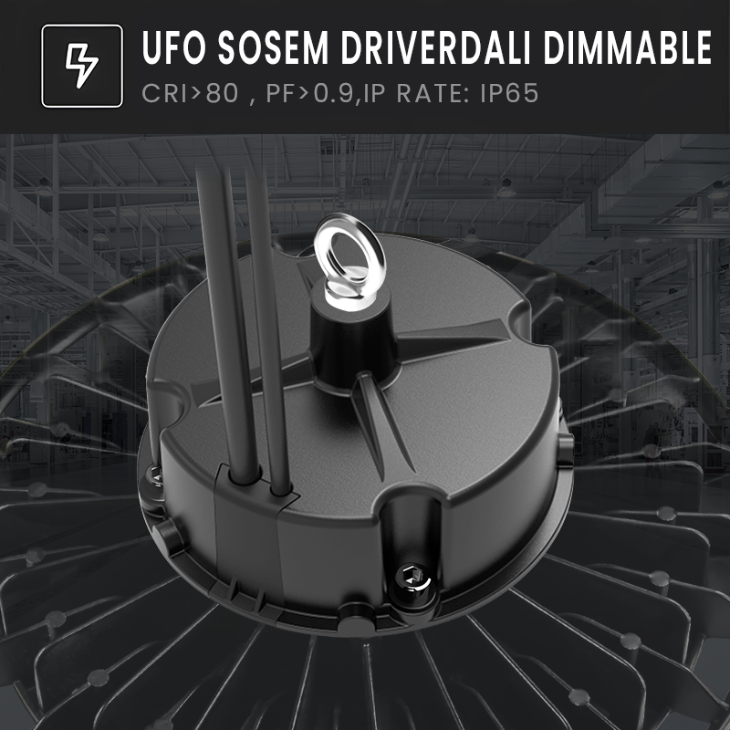 UFO LED Highbay 200W 30000lm - Daglichtwit 6000K - DALI 2.0 Dimbaar - IP65 - 230V