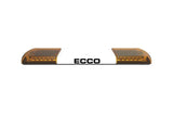 LED flitsbalk amber | 12 serie | ECE-R65 amber | transparant wit midden | 1070mm | 12-30187-E