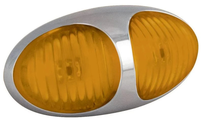 Feu de position LED orange | 12-24v | câble de 10cm. | 37CAM2P