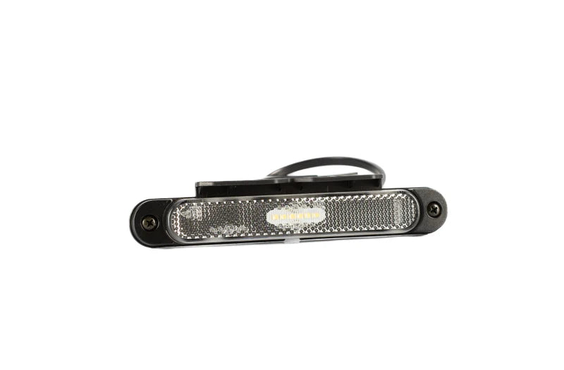 LED Slimline Markeringslicht Wit - 12-24V - 50cm Kabel - Met Beugel