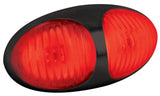 LED markeringslicht rood | 12-24v | 10cm. kabel | 37RM2P