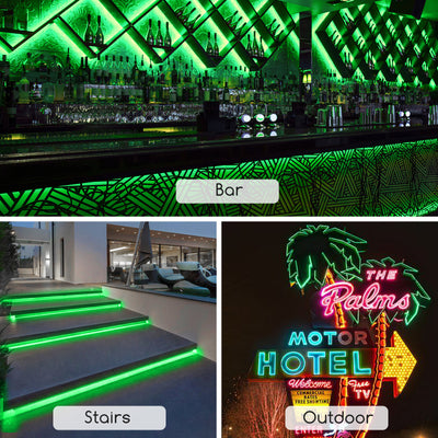 Lichtslang groen, 50 meter, 120 LEDs/meter