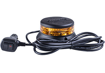 Gyrophare LED Ambra avec base magnétique et prise allume-cigare