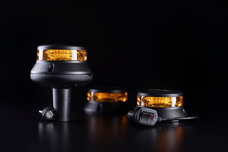 Ambra zwaailamp led met magneetvoet/sigarettenstekker